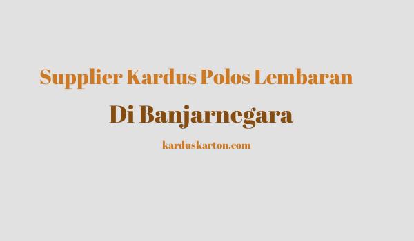 jual kardus di Banjarnegara