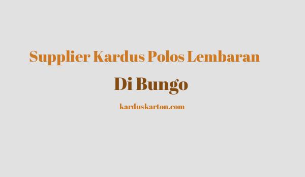 jual kardus di Bungo