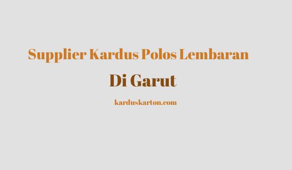 jual kardus di Garut