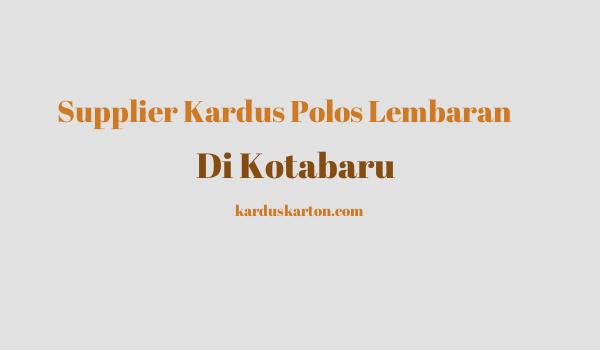 jual kardus di Kotabaru