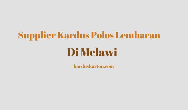 jual kardus di Melawi