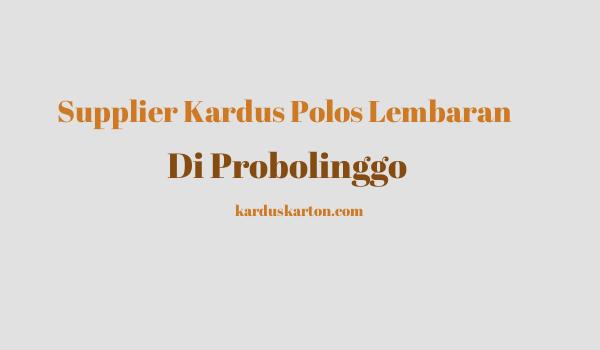 jual kardus di Probolinggo