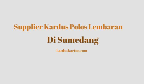 jual kardus di Sumedang