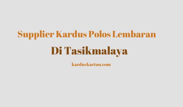 jual kardus di Tasikmalaya