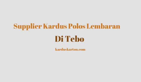 jual kardus di Tebo