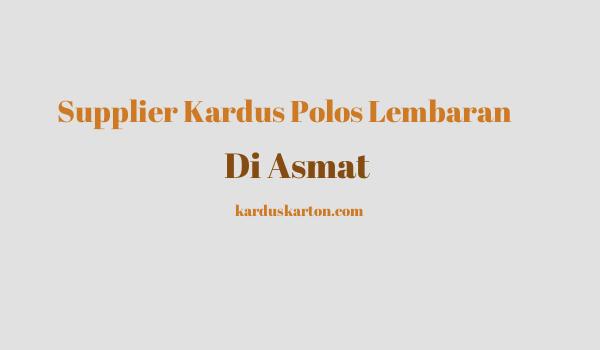 jual kardus di Asmat