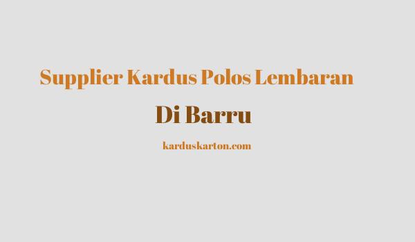 jual kardus di Barru