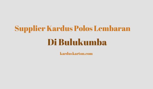 jual kardus di Bulukumba