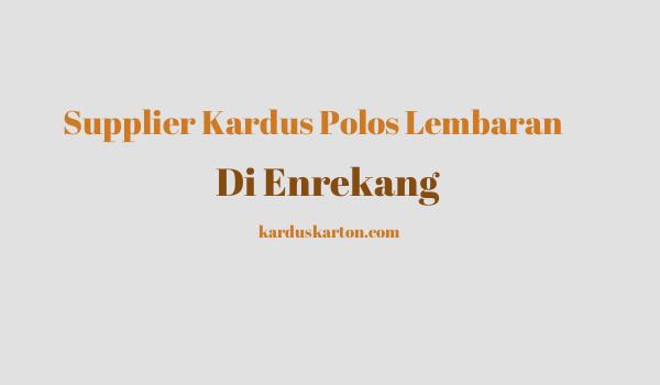 jual kardus di Enrekang