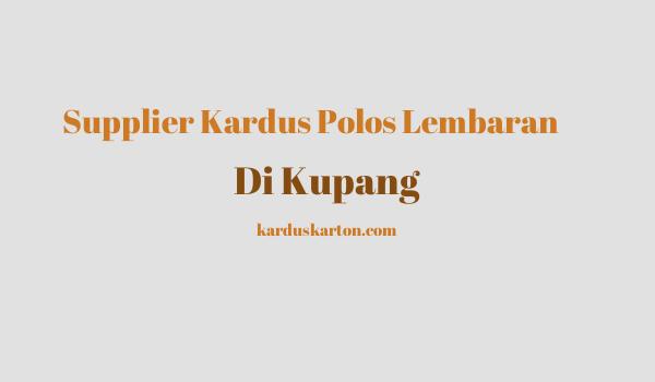 jual kardus di Kupang