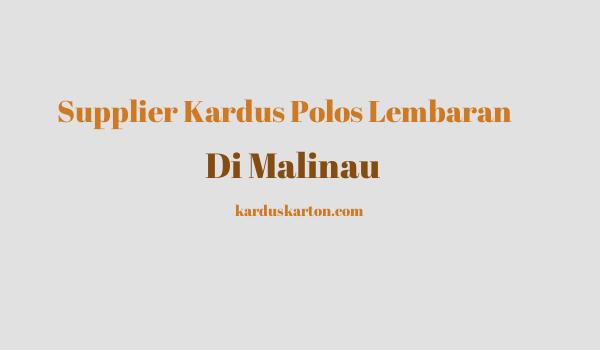 jual kardus di Malinau