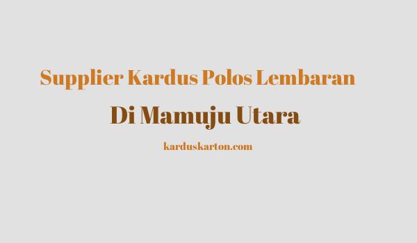 jual kardus di Mamuju Utara