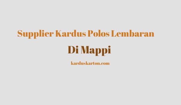 jual kardus di Mappi