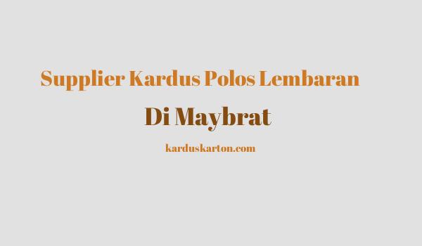 jual kardus di Maybrat