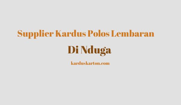 jual kardus di Nduga