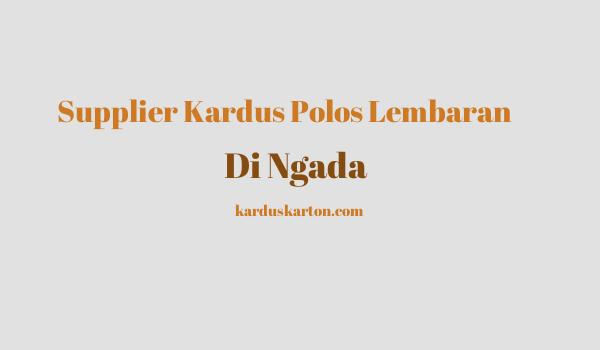 jual kardus di Ngada