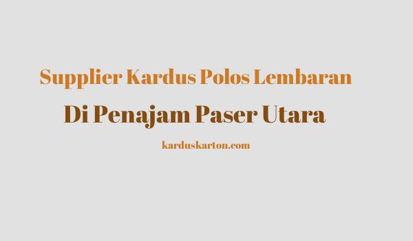 jual kardus di Penajam Paser Utara