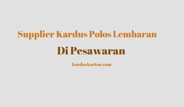 jual kardus di Pesawaran