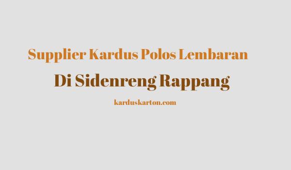 jual kardus di Sidenreng Rappang