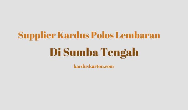 jual kardus di Sumba Tengah