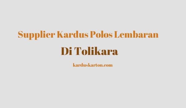 jual kardus di Tolikara